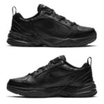 Nike Air Mens Monarch IV Leather Trainers, Black Sizes 6-12 (Other Colours from £49.50) – with code