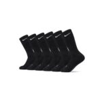Nike Mens Everyday Cush Crew Socks, 6-Pack, Black/White, XL UK