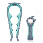 NileHome 2 pcs Jar & Bottle Opener – 5 in 1 Multi Function for Arthritis Hands – Sold by NileHome FBA