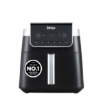 Ninja Air Fryer MAX PRO, 6.2L, Large Square Single Drawer, Grey, AF180UK