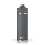 Ninja Thirsti 700ml Water Bottle with Leak-Proof Lid, Grey