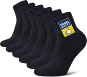 Niofind Quarter Sports Socks for Men & Women, Cotton and Cushioned