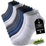 Niorasen Bamboo Trainer Socks – 6 Pairs Men & Women UK Sizes 58, 911 & 1215 Sold by Niorasen Direct – UK FBA
