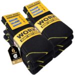Niorasen Mens Work Socks Heavy Duty, 6/10 Pairs Durable Crew Socks Quick-drying Material size 3 to 12 sold by Niorasen Direct – UK FBA