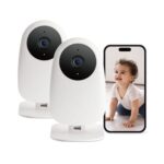 Nooie 2K WiFi Baby Monitor with Night Vision (2-Pack)