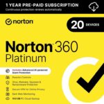 Norton 360 Platinum 2026 20 Devices 1-Year subscription with automatic renewal Activation Code by email (Amazon Media EU S.à r.l.)