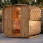 Novi Cube Outdoor Sauna – 4 Person – W/Code