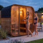 Novi Cube Outdoor Sauna 6 Person Free Ice Bath W/Code