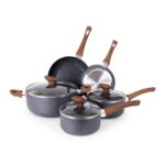 Nuovva 8-Piece Non-Stick Pots & Pans Set, Induction, PFOS/PFOA Free