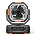 OGERY 2026 Upgraded Camping Fan, Stepless Speed, 20W Fast Charging