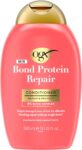 OGX Bond Protein Repair Conditioner with 8% Bond Complex, Targets Damaged Areas of Hair for Effective Bonding Repair without Weighing It Down, Sulfate Free, 385ml