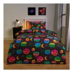 OHS Halloween Duvet Set – Single Black