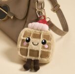 OHS Honey The Waffle Keyring – Natural/Pink