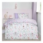OHS Kids Ballerina Print Reversible Duvet Cover Set