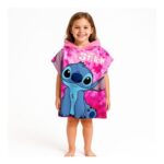 OHS Kids Stitch Towel Poncho – Pink