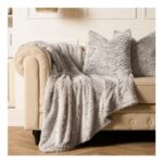 OHS Two Tone Faux Fur Cushion Covers – Natural