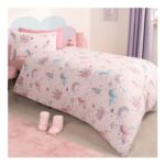 OHS Unicorn Kingdom Duvet Set – Single, Pink