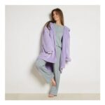OHS Zip up Oversized Sherpa Fleece Hoodie Blanket