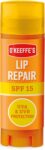 OKeeffes Lip Repair and Protect SPF 15, 4.2g For Extremely Dry, Cracked Lips Water Resistant, 24 HR Moisturisation & Protects Against UVA & UVB Rays