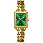 OLEVS Watches for Women Small Square Quartz Stainless Steel Date Waterproof – Sold by XING LINGYU / FBA