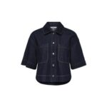 ONLCLEO Denim Shirt for Women in Dark Blue, Size M