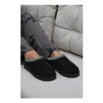 Oak Aztec Detail Faux Fur Lining Mini Boots