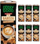 Oddlygood Nutty Vanilla Barista Oat Drink 1 Litre x 6, Milk Alternative