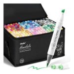 Ohuhu 216 Brush Markers, Chisel Art Set, Refillable