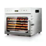 Oiyocemo 6-Tray Stainless Steel Food Dehydrator, 30-90C