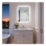 Olyvren Bathroom Mirror with Lighting 44.5 X 60 Cm