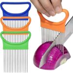 Onion Holder for Slicing – Stainless Steel Vegetable & Fruit Slicer Assistant Tool, Onion Tomato Cutter (Green) – Amazon Haul Global