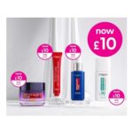 Online Only Now £10 on Selected LOreal Paris Skincare