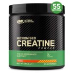 Optimum Nutrition Micronised Creatine Monohydrate Powder, 247.5g Orange, 55 Servings