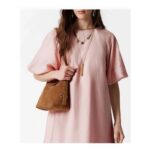 Orange Cooper Puff Sleeve Dress