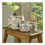 Orchard Birds Storage Baskets (Set of 2)