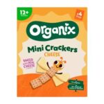 Organix Mini Cheese Crackers 12 Months 80g (4 X 20g)