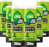 Original Source Zingy Lime Shower Gel, 6x250ml