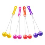 Orsefeliy 4-Piece Swing Ball for Adults: Clacker Toy, Stress Relief