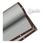 Osrioal 1x10m Privacy Screen HDPE Garden Windbreak Grey