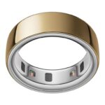 Oura Smart Ring 4 – Gold – Size 8 – Non-Standard Fit Measure with a Size Kit Sleep, Heart Rate and Fitness Tracking Wearable