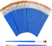 Outtshop Small Paint Brushes, 60 Pcs Paintbrushes with Flat and Round Pointed – Sold by outtshop FBA