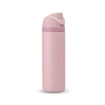 Owala 24 Oz Stainless Water Bottle, Rose Quartz Pink, Flip-Top