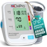 OxiPro BP1 Blood Pressure Monitors – with Heart Rate Monitor & Large Cuff – White. Sold by OxiPro Medical Ltd FBA