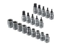 PARKSIDE 19-Piece 1/2 Drive E-Torx & Torx Socket Set with Storage Case and 3-Year Warranty