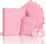 PDRN & Collagen Eye Patches, PDRN Eye Patches with Collagen Peptides & Hyaluronic Acid, Depuffing Pdrn Mask With Niacinamide, Deeply Hydrating Korean Under Eye Patches (8 Pairs)
