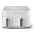 PHILIPS 3000 Series NA353/19 9L Dual Basket Air Fryer – White