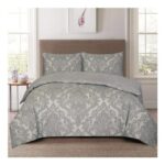 PRIME LINENS Duvet Cover Set 4 Pcs Brushed Microfibre Quilt Cover King