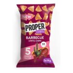 PROPERCHIPS Barbecue Lentil Chips 5x14g