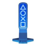 Paladone PlayStation 3-in-1 Headphone Stand and Tech Charging Station with Console Controller Cradle and 2 USB-C Ports, RGB Colour Changing
