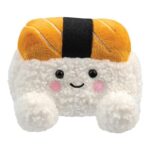 Palm Pals Suhiro Salmon Sushi 5-in Soft Toy White Orange